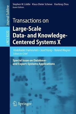 Transactions on Large-Scale Data- and Knowledge-Centered Systems X: Special Issue on Database- and Expert-Systems Applications - cover