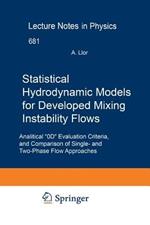 Statistical Hydrodynamic Models for Developed Mixing Instability Flows: Analytical 