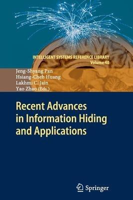 Recent Advances in Information Hiding and Applications - cover