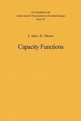 Capacity Functions - Leo Sario,Kotaro Oikawa - cover
