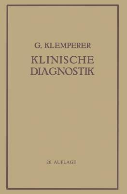 Grundriss Der Klinischen Diagnostik - Georg Klemperer - cover