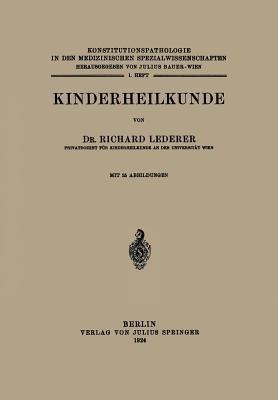 Kinderheilkunde - Richard Lederer - cover