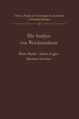 Die Analyse von Weichmachern - Martin Wandel,H. Tengler,H. Ostromow - cover