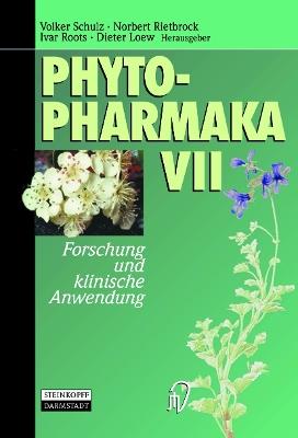 Phytopharmaka VII: Forschung und klinische Anwendung - cover