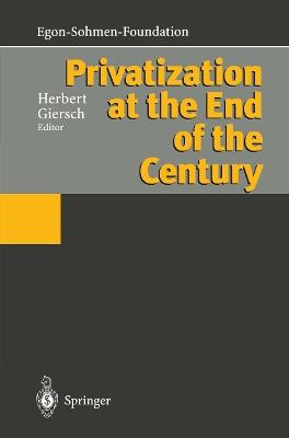 Privatization at the End of the Century - cover