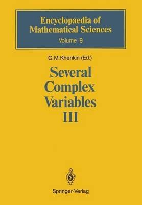 Several Complex Variables III: Geometric Function Theory - cover