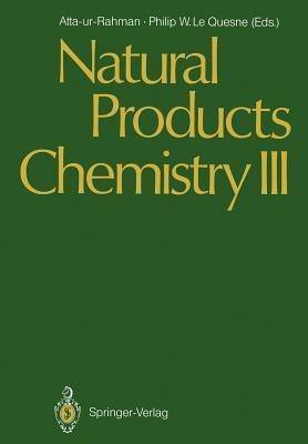 Natural Products Chemistry III - cover