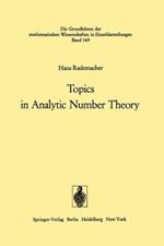 Topics in Analytic Number Theory