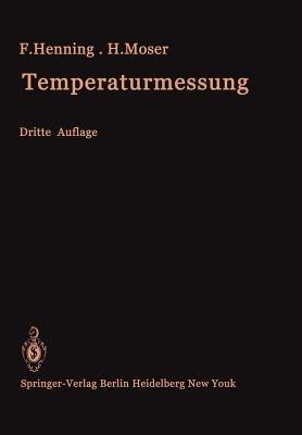 Temperaturmessung - F. Henning - cover
