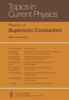 Physics of Superionic Conductors - cover