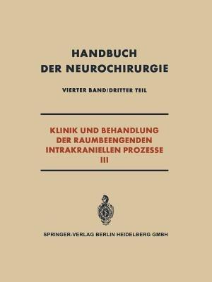 Klinik und Behandlung der Raumbeengenden Intrakraniellen Prozesse III - cover