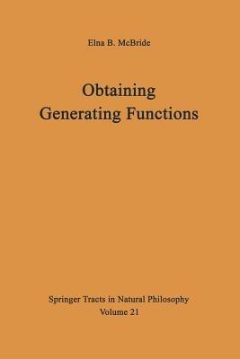 Obtaining Generating Functions - Elna B. McBride - cover