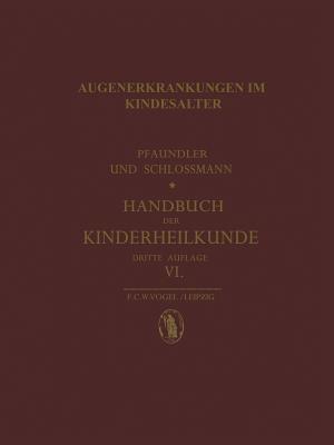 Augenerkrankungen im Kindesalter - W. Gilbert - cover