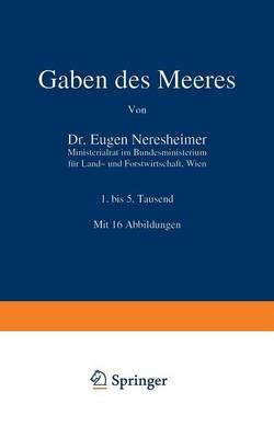 Gaben des Meeres - Eugen Neresheimer - cover