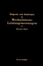 Meßgeräte und Schaltungen für Wechselstrom-Leistungsmessungen