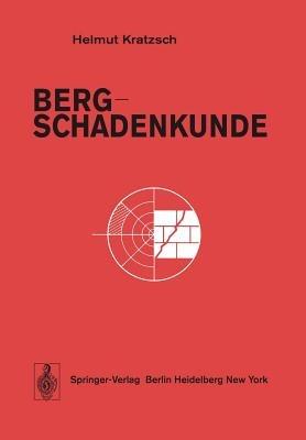 Bergschadenkunde - H. Kratzsch - cover