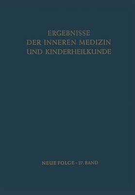 Ergebnisse der Inneren Medizin und Kinderheilkunde - L. Heilmeyer,A. Prader,A.-F. Muller - cover