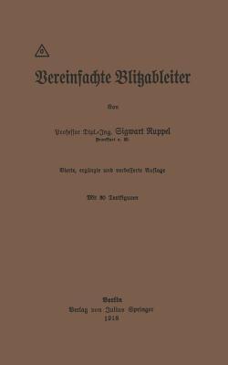 Vereinfachte Blitzableiter - Sigwart Ruppel - cover