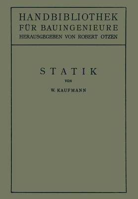 Statik - Walther Kaufmann - cover