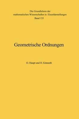 Geometrische Ordnungen - Otto Haupt,Hermann Künneth - cover
