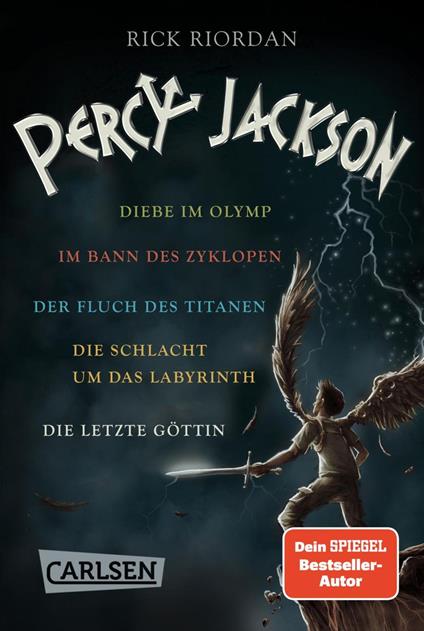 Percy Jackson: Percy Jackson und die griechischen Monster – Band 1-5 der mythischen Fantasy-Buchreihe in einer E-Box! - Rick Riordan,Gabriele Haefs - ebook