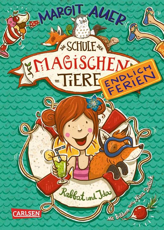 Die Schule der magischen Tiere. Endlich Ferien 1: Rabbat und Ida - Margit Auer,Nina Dulleck - ebook