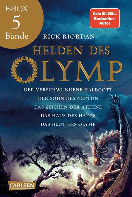 Helden des Olymp: Drachen, griechische Götter und römische Mythen – Band 1-5 der Fantasy-Reihe in einer E-Box! - Rick Riordan,Gabriele Haefs - ebook