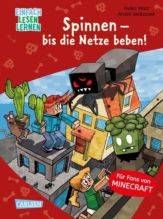 Minecraft 8: Spinnen – bis die Netze beben! - Heiko Wolz,André Sedlaczek - ebook