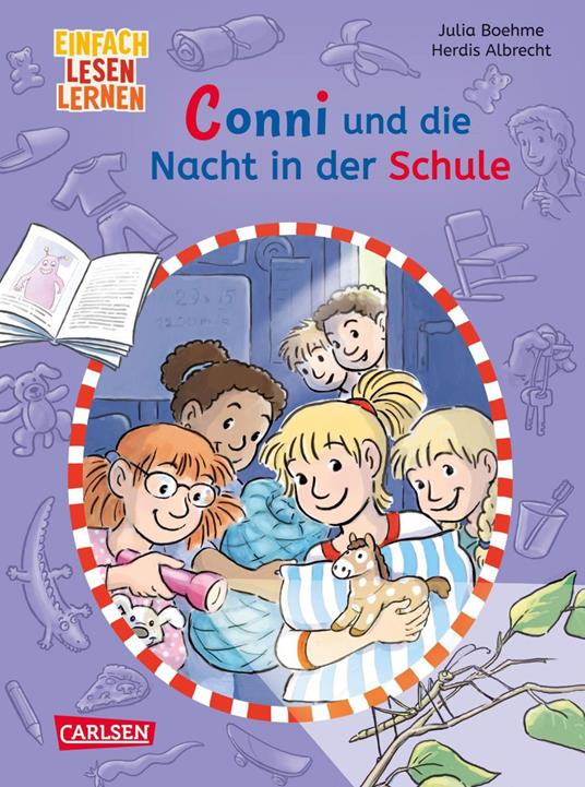 Lesen lernen mit Conni: Conni und die Nacht in der Schule - Julia Boehme,Herdis Albrecht - ebook