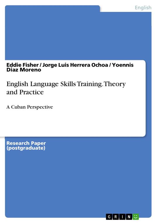 English Language Skills Training. Theory and Practice
