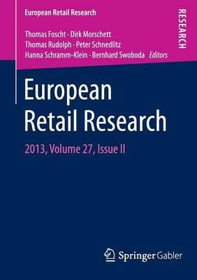 European Retail Research: 2013, Volume 27, Issue II - cover