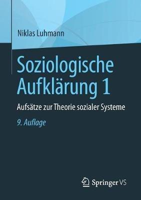 Soziologische Aufklärung 1: Aufsätze zur Theorie sozialer Systeme - Niklas Luhmann - cover