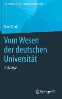 Vom Wesen der deutschen Universität