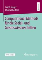Computational Methods für die Sozial- und Geisteswissenschaften