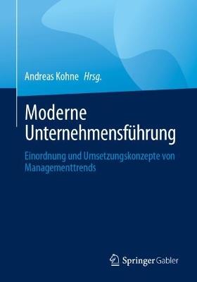 Moderne Unternehmensführung: Einordnung und Umsetzungskonzepte von Managementtrends - cover