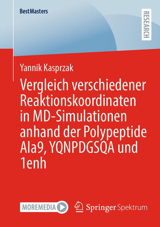 Vergleich verschiedener Reaktionskoordinaten in MD-Simulationen anhand der Polypeptide Ala9, YQNPDGSQA und 1enh