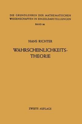 Wahrscheinlichkeitstheorie - Hans Richter - cover