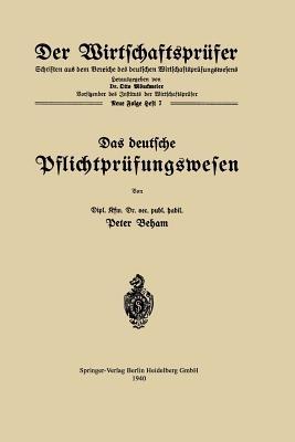 Das deutsche Pflichtprüfungswesen - Peter Beham - cover