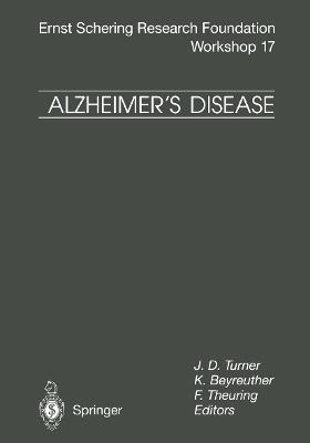 Alzheimer’s Disease: Etiological Mechanisms and Therapeutic Possibilities - cover