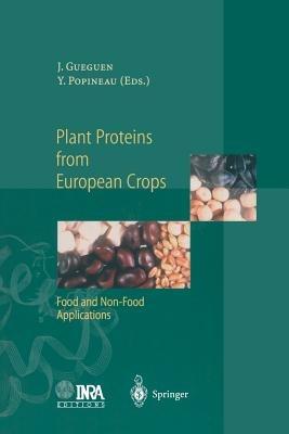 Plant Proteins from European Crops: Food and Non-Food Applications - cover