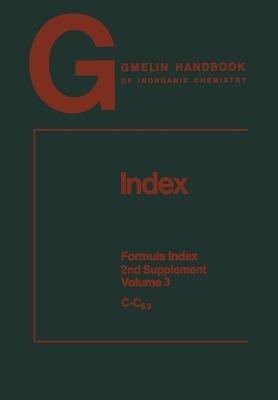 Index: Formula Index - Rainer Bohrer,Helga Hartwig,Renate Jonuschat - cover