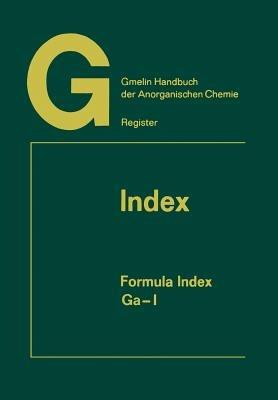 Index: Formula Index Ga-I - cover