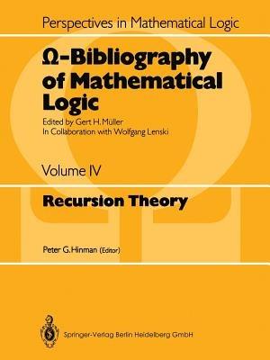 O-Bibliography of Mathematical Logic: Recursion Theory - cover