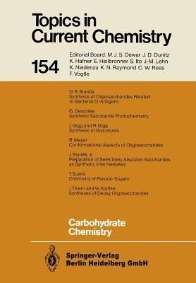 Carbohydrate Chemistry - cover