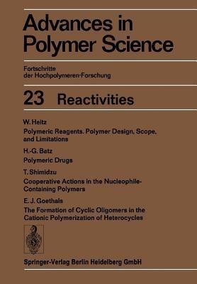 Reactivities - W. Heitz,H.-G. Batz,T. Shimidzu - cover