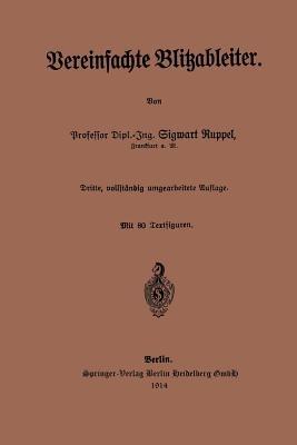 Vereinfachte Blitzableiter - Sigwart Ruppel - cover