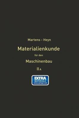 Handbuch der Materialienkunde für den Maschinenbau - Adolf Martens - cover
