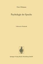 Psychologie der Sprache