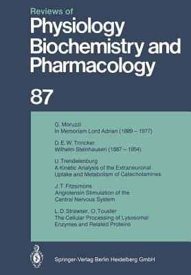 Reviews of Physiology, Biochemistry and Pharmacology - R. H. Adrian,E. Helmreich,H. Holzer - cover