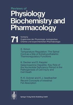 Reviews of Physiology Biochemistry and Pharmacology - R. H. Adrian,E. Helmreich,H. Holzer - cover